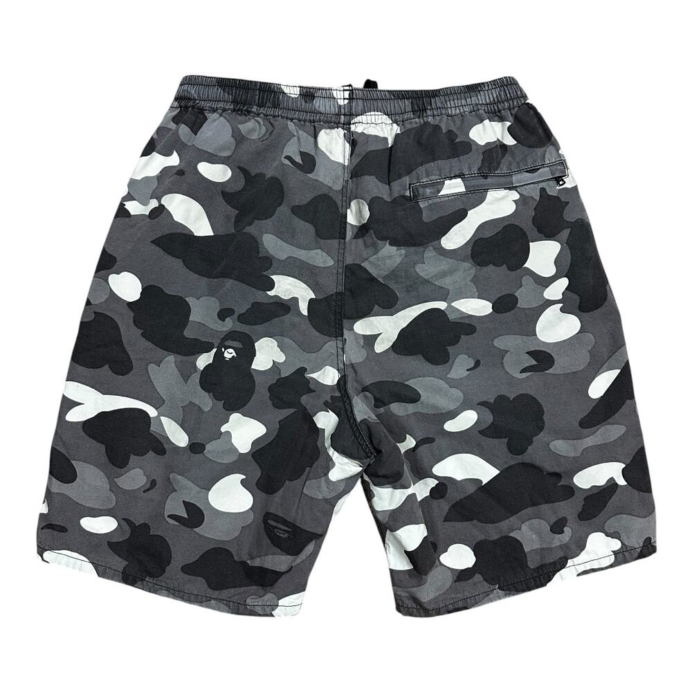 M 32 Waist Bape City Camo Nylon Shorts